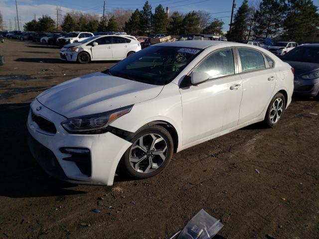 3KPF24AD1KE136743 - 2019 KIA FORTE FE WHITE photo 1