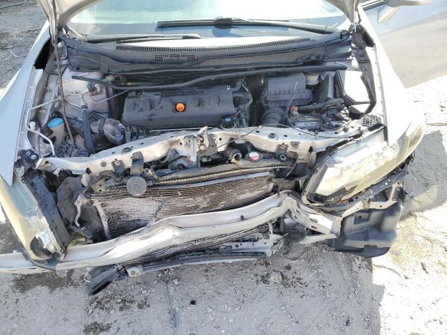 19XFB2F59CE008631 - 2012 HONDA CIVIC LX SILVER photo 11