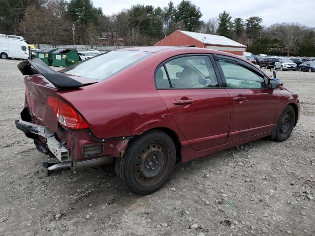 2HGFA15807H501490 - 2007 HONDA CIVIC EX RED photo 3