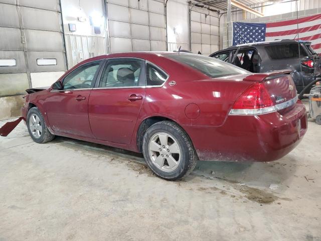 2G1WT58K481376973 - 2008 CHEVROLET IMPALA LT MAROON photo 2