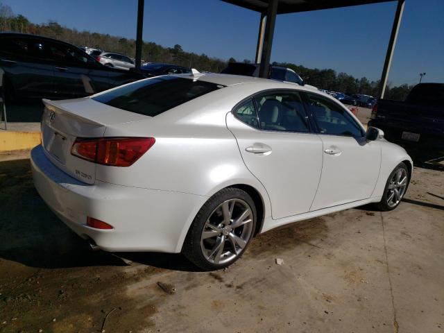 JTHBK262795106578 - 2009 LEXUS IS 250 WHITE photo 3