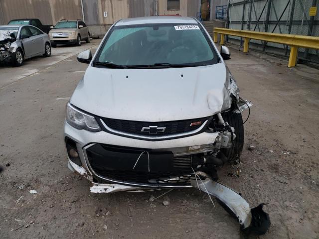 1G1JD5SB5K4111118 - 2019 CHEVROLET SONIC LT SILVER photo 5