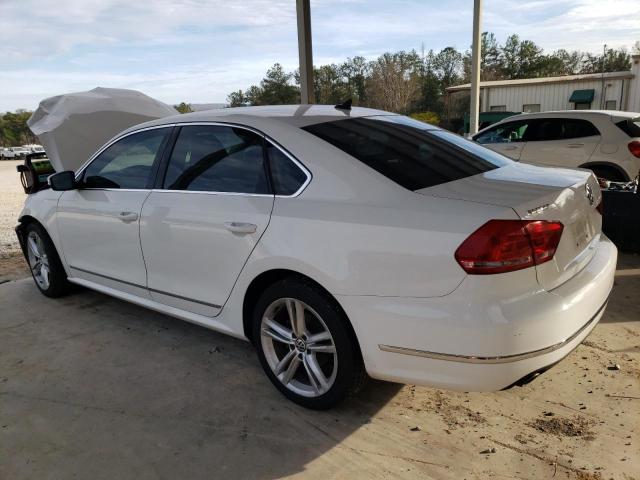 1VWCN7A32DC047256 - 2013 VOLKSWAGEN PASSAT SEL WHITE photo 2