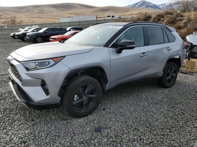 4T3E6RFV0MU059725 - 2021 TOYOTA RAV4 XSE SILVER photo 1