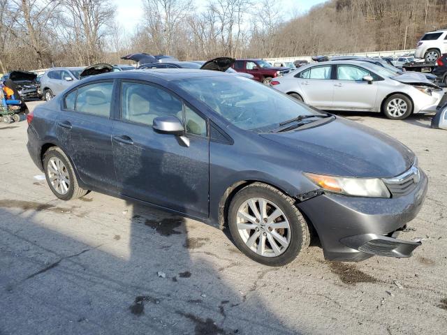 19XFB2F8XCE323657 - 2012 HONDA CIVIC EX GRAY photo 4