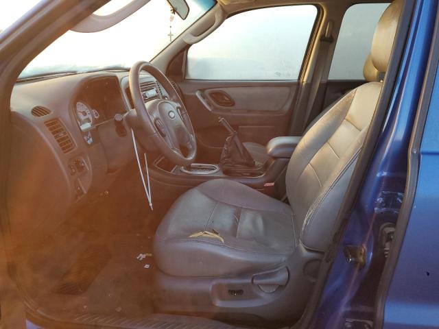 1FMCU03157KA15741 - 2007 FORD ESCAPE XLT BLUE photo 7