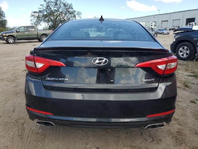 5NPE34AFXFH222709 - 2015 HYUNDAI SONATA SPORT BLACK photo 6