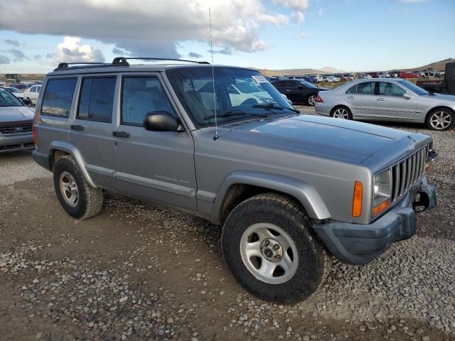 1J4FF48S31L575810 - 2001 JEEP CHEROKEE SPORT GRAY photo 4