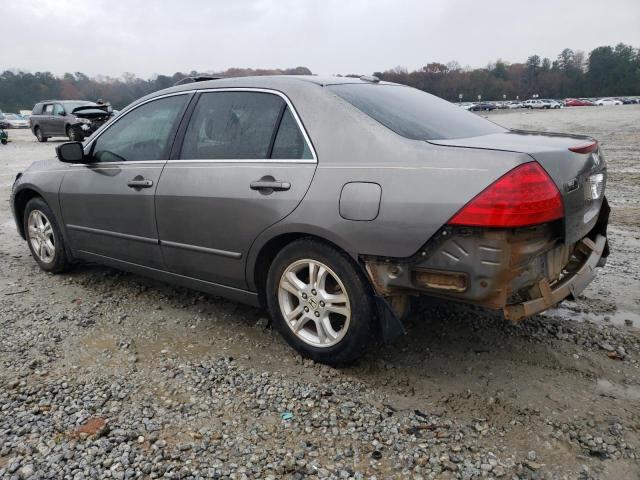 1HGCM56837A131263 - 2007 HONDA ACCORD EX GRAY photo 2