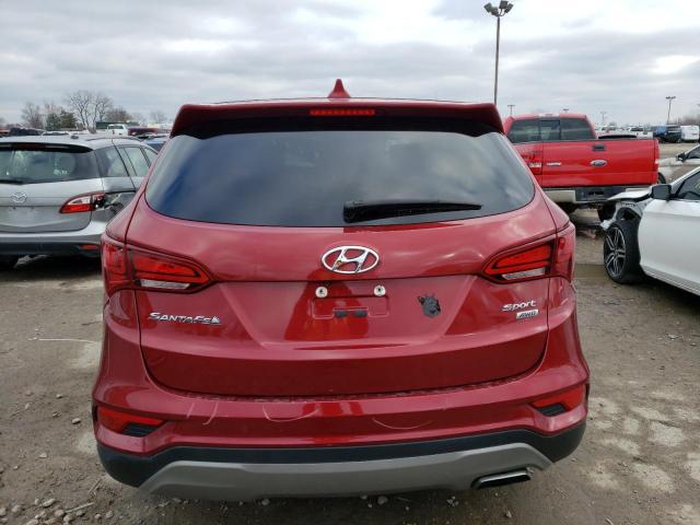 5XYZTDLB6HG440765 - 2017 HYUNDAI SANTA FE S BURGUNDY photo 6