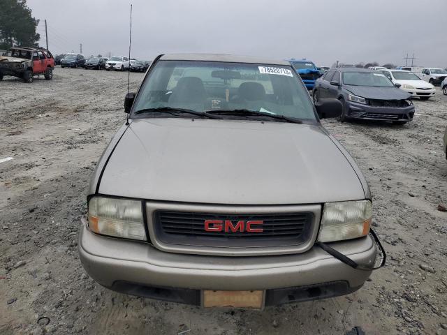 1GTCS19W018219466 - 2001 GMC SONOMA TAN photo 5