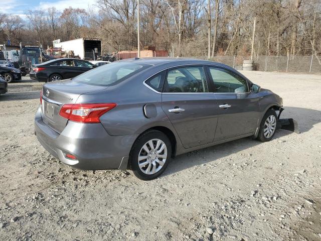 3N1AB7AP3HY323689 - 2017 NISSAN SENTRA S GRAY photo 3