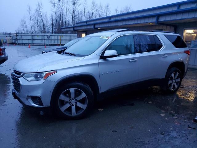 1GNEVHKW4KJ257061 - 2019 CHEVROLET TRAVERSE LT SILVER photo 1