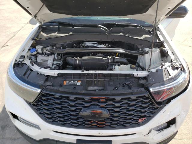 1FM5K8GC5NGA29146 - 2022 FORD EXPLORER ST WHITE photo 12