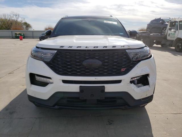 1FM5K8GC5NGA29146 - 2022 FORD EXPLORER ST WHITE photo 5