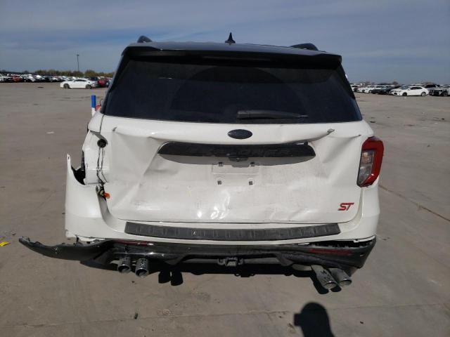 1FM5K8GC5NGA29146 - 2022 FORD EXPLORER ST WHITE photo 6