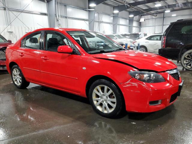 JM1BK32F181785656 - 2008 MAZDA 3 I RED photo 4