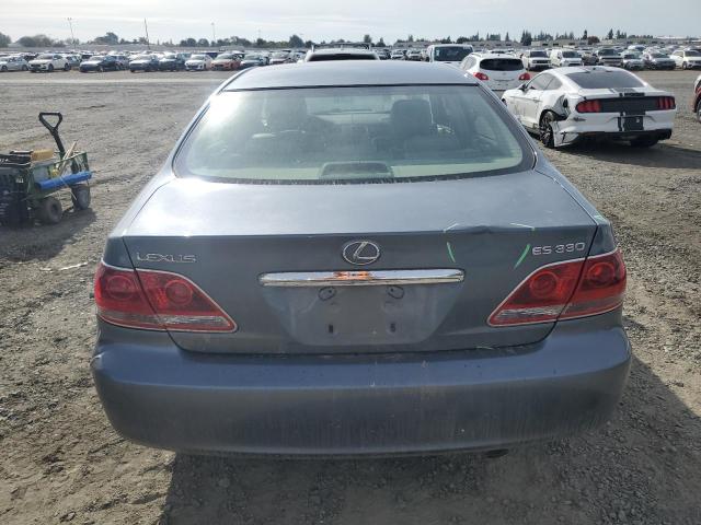 JTHBA30G055113444 - 2005 LEXUS ES 330 SILVER photo 6