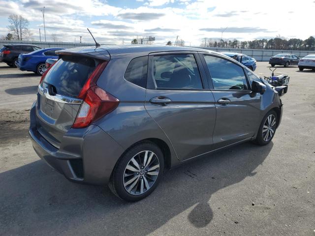 JHMGK5H79GX030007 - 2016 HONDA FIT EX GRAY photo 3