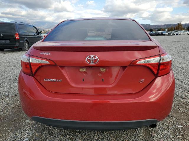 5YFBURHE9GP418428 - 2016 TOYOTA COROLLA L RED photo 6