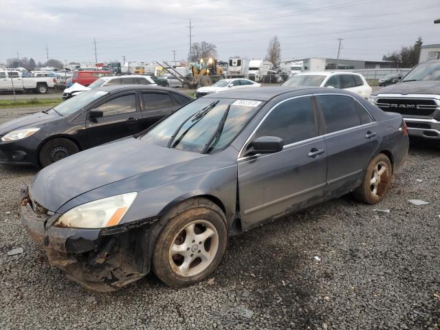 1HGCM56757A064432 - 2007 HONDA ACCORD EX GRAY photo 1