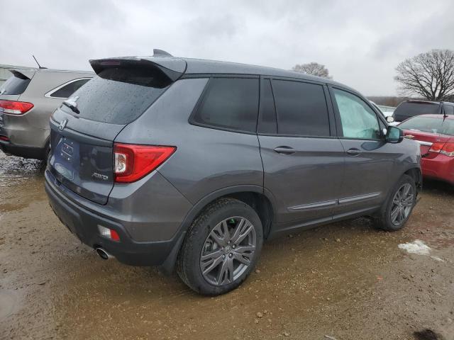 5FNYF8H51MB037534 - 2021 HONDA PASSPORT EXL BLACK photo 3