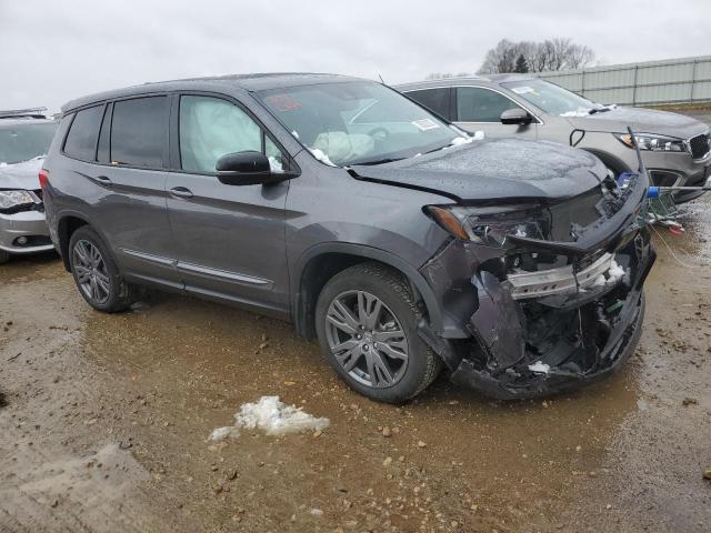 5FNYF8H51MB037534 - 2021 HONDA PASSPORT EXL BLACK photo 4