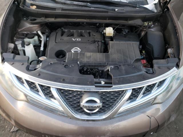 JN8AZ1MW1EW514026 - 2014 NISSAN MURANO S BROWN photo 11