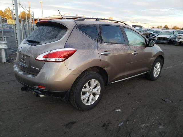 JN8AZ1MW1EW514026 - 2014 NISSAN MURANO S BROWN photo 3