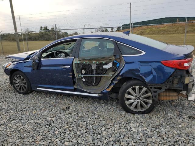 5NPE34AF5GH382630 - 2016 HYUNDAI SONATA SPORT BLUE photo 2