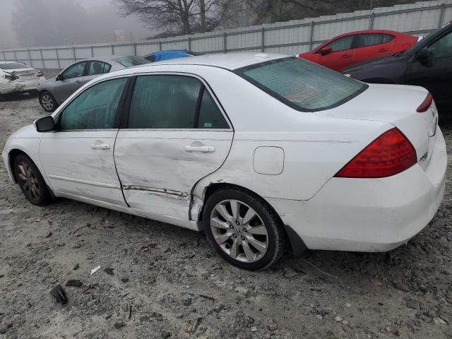 1HGCM66517A062701 - 2007 HONDA ACCORD EX WHITE photo 2