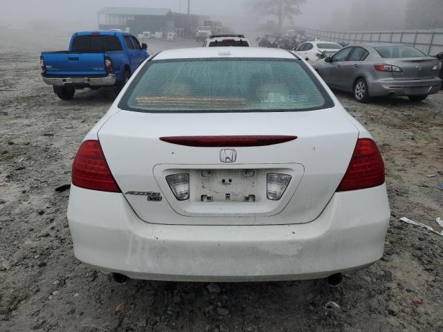 1HGCM66517A062701 - 2007 HONDA ACCORD EX WHITE photo 6