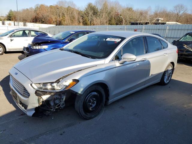 3FA6P0H9XER319976 - 2014 FORD FUSION SE SILVER photo 1