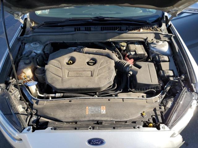 3FA6P0H9XER319976 - 2014 FORD FUSION SE SILVER photo 11