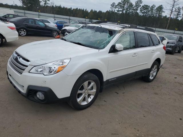 4S4BRCKC0D3256825 - 2013 SUBARU OUTBACK 2.5I LIMITED WHITE photo 1