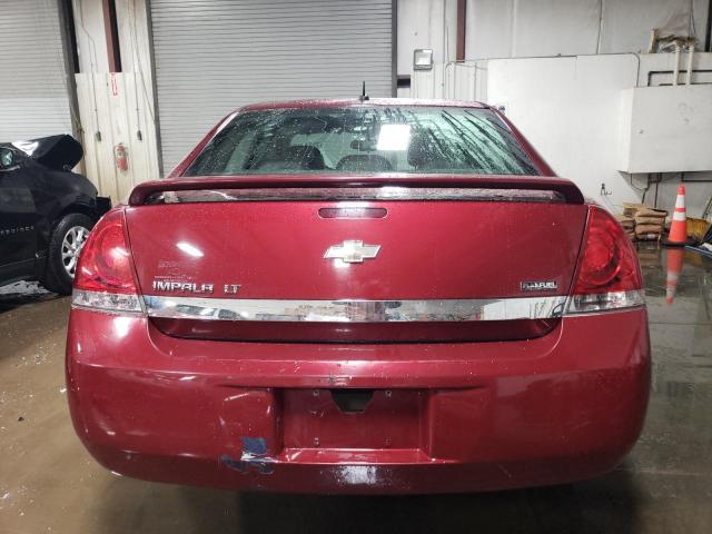 2G1WT58K989183610 - 2008 CHEVROLET IMPALA LT RED photo 6