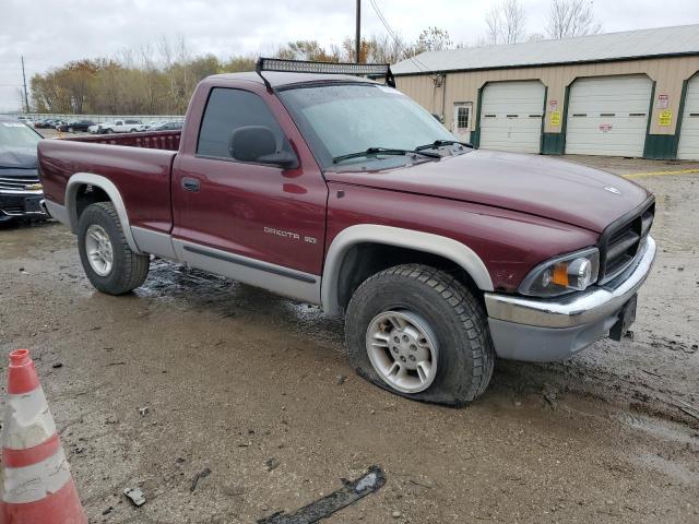 1B7GG26N8YS795890 - 2000 DODGE DAKOTA MAROON photo 4