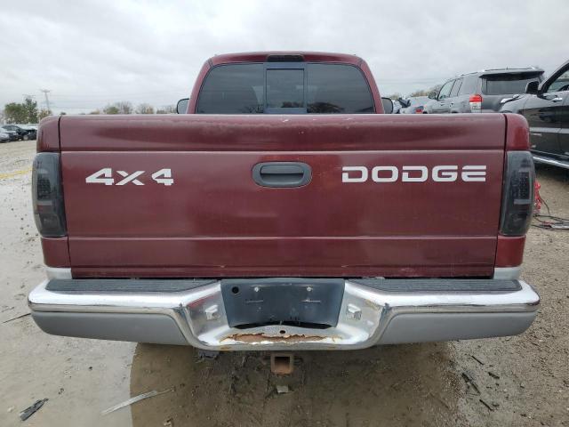 1B7GG26N8YS795890 - 2000 DODGE DAKOTA MAROON photo 6