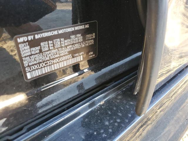 5UXKU0C32H0G68995 - 2017 BMW X6 SDRIVE35I BLACK photo 13