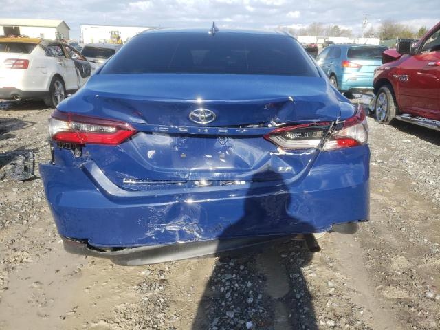 4T1R11AKXPU100387 - 2023 TOYOTA CAMRY LE BLUE photo 6