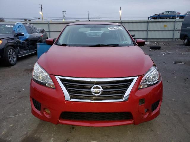 3N1AB7AP2DL642900 - 2013 NISSAN SENTRA S RED photo 5