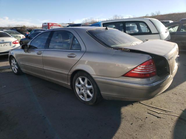 WDBNG83J65A447212 - 2005 MERCEDES-BENZ S 430 4MATIC GOLD photo 2