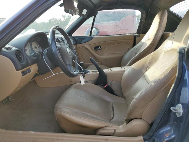JM1NB353610203318 - 2001 MAZDA MX-5 MIATA BASE BLUE photo 7