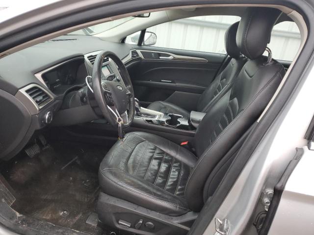 3FA6P0HD9ER389005 - 2014 FORD FUSION SE SILVER photo 7