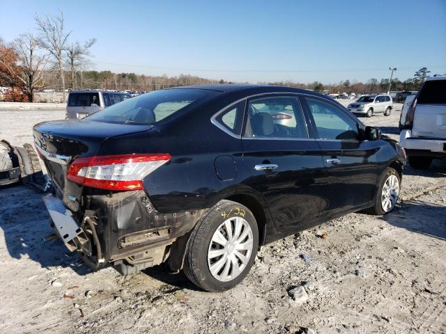 3N1AB7AP8EY247897 - 2014 NISSAN SENTRA S BLACK photo 3