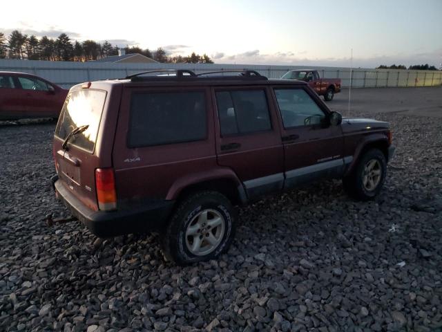 1J4FF48S11L548380 - 2001 JEEP CHEROKEE SPORT BURGUNDY photo 3