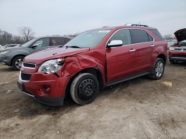 2GNFLHEK3F6255761 - 2015 CHEVROLET EQUINOX LTZ RED photo 1