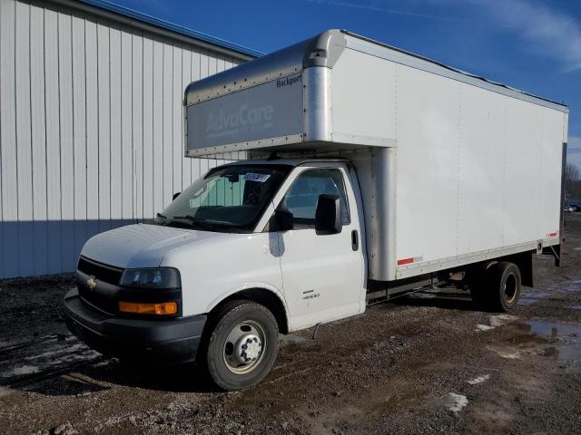 1HA6GVCG8JN009170 - 2018 CHEVROLET EXPRESS G4 WHITE photo 1