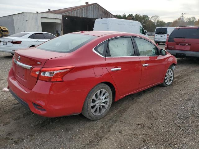 3N1AB7AP7JL616983 - 2018 NISSAN SENTRA S RED photo 3