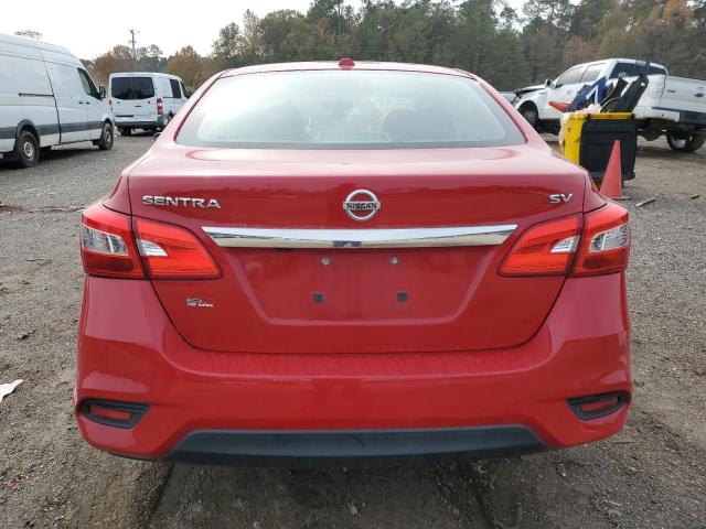 3N1AB7AP7JL616983 - 2018 NISSAN SENTRA S RED photo 6